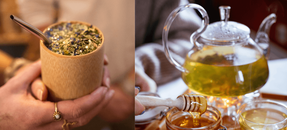 Srovnání čaje a Yerba Mate